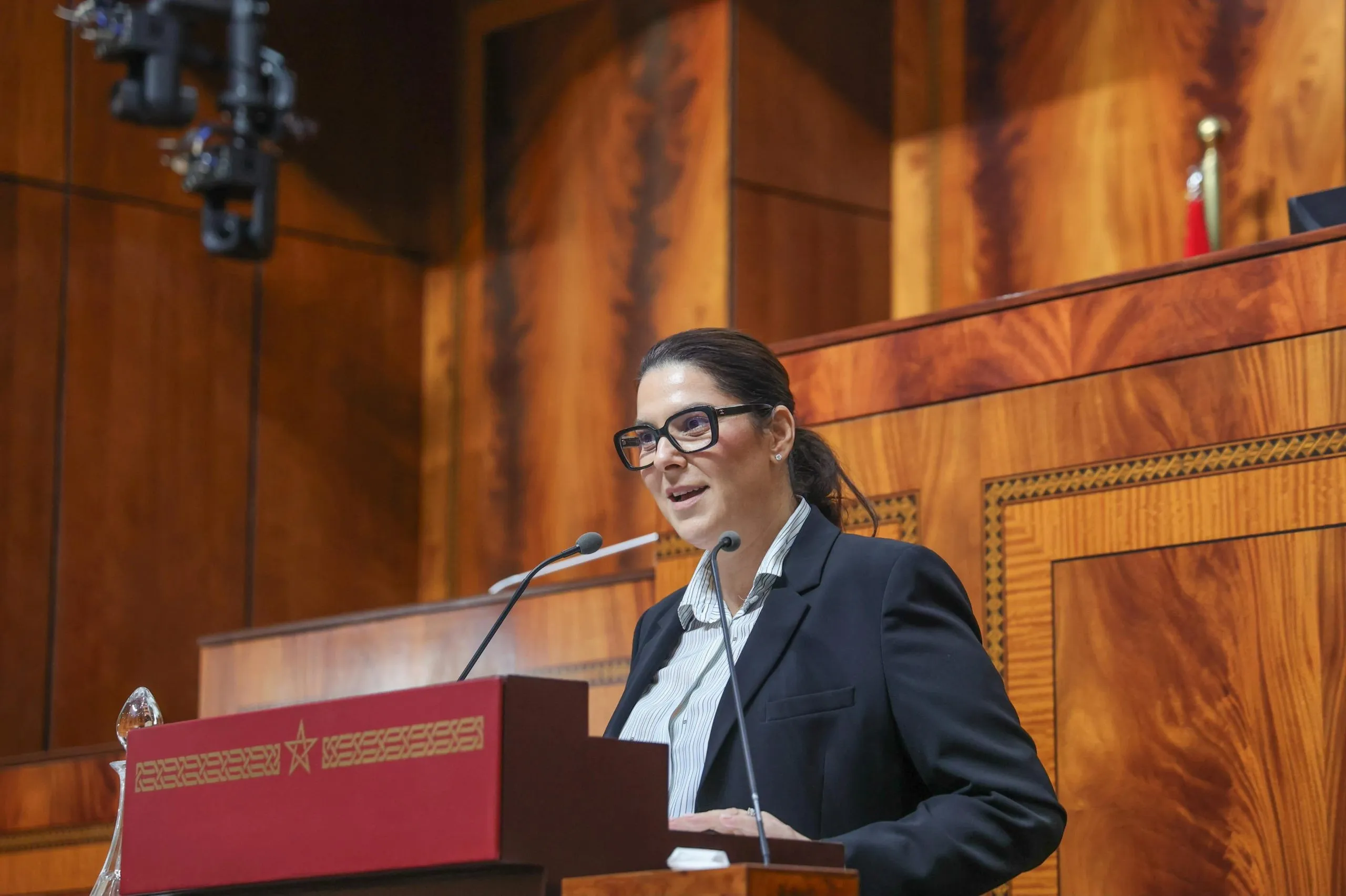 La cheffe du gouvernement, Fatima Ezzahra El Mansouri,